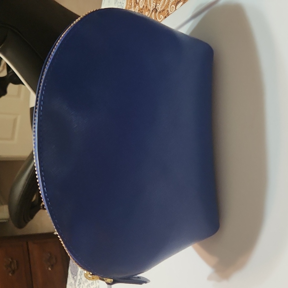 2 Neiman Marcus saffiano leather cosmetic cases